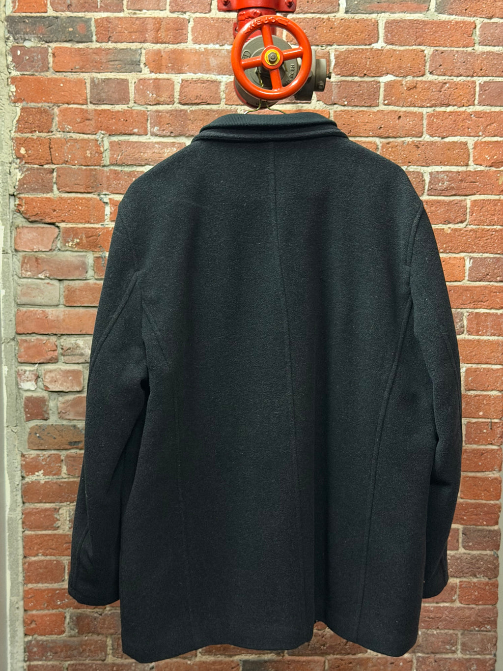 Men’s Black Wool-blend Calvin Klein Winter jacket Size Large